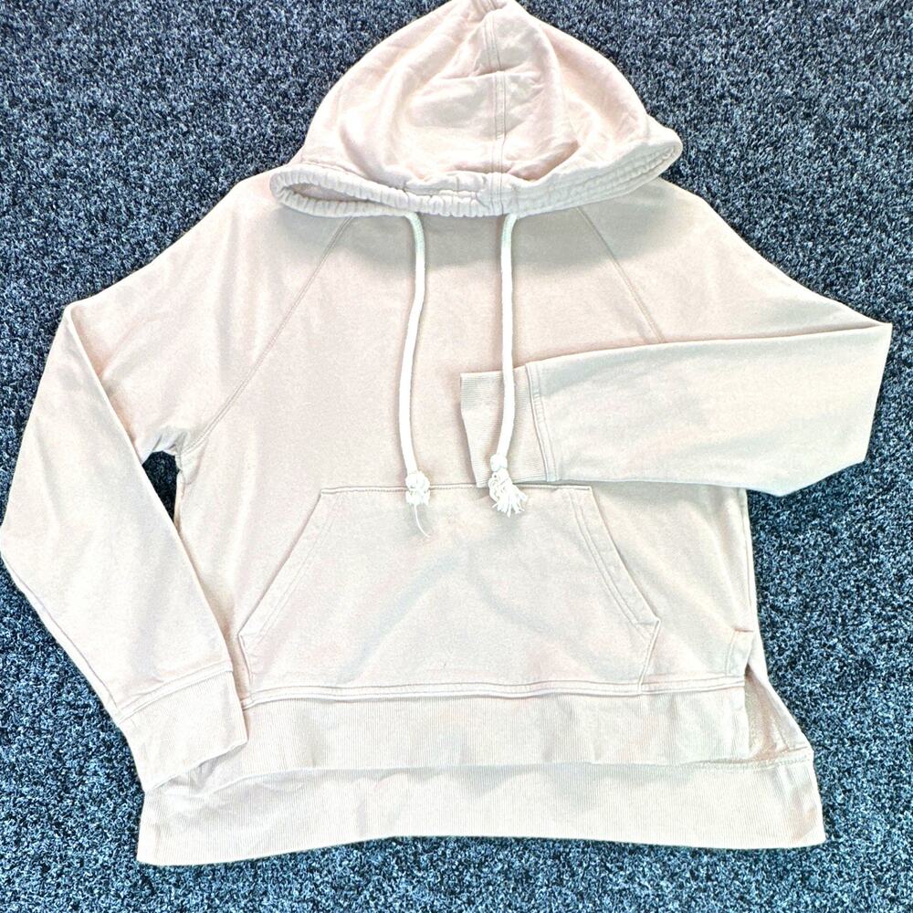 Universal Thread Women’s Beige Solid Pullover Hoodie Drawstring Pockets XS